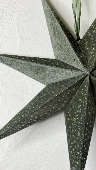 Velvet kerstster L