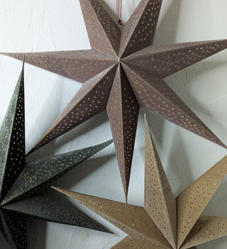 Velvet kerstster L
