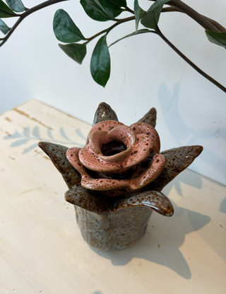 Vaas Pink Flower